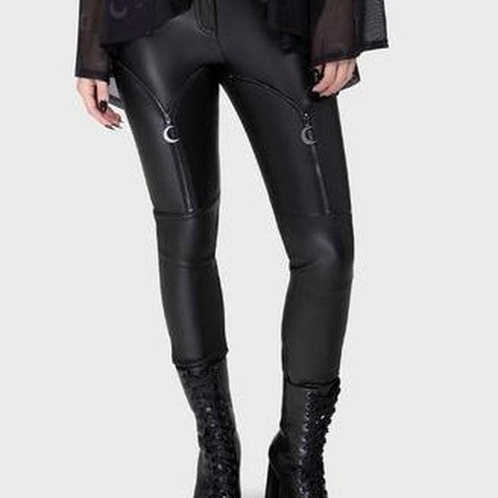 Killstar Vaultlum trousers goth skinny leggings rave celestial witchy XL